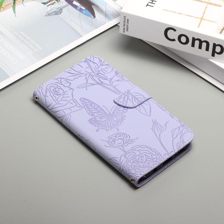 HT03 Skin Feel Butterfly Embossed Flip Leather Phone Case, For vivo V70 FE 5G, For vivo V70 5G Global / V70 Elite 5G, For vivo V60 Lite 5G, For vivo V60 5G, For vivo Y39 5G Global, For vivo V50 Lite 5G, For vivo Y04 4G / Y29s 5G, For vivo Y29 4G Global...