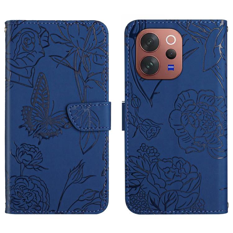 HT03 Skin Feel Butterfly Embossed Flip Leather Phone Case, For vivo V70 FE 5G, For vivo V70 5G Global / V70 Elite 5G, For vivo V60 Lite 5G, For vivo V60 5G, For vivo Y39 5G Global, For vivo V50 Lite 5G, For vivo Y04 4G / Y29s 5G, For vivo Y29 4G Global...