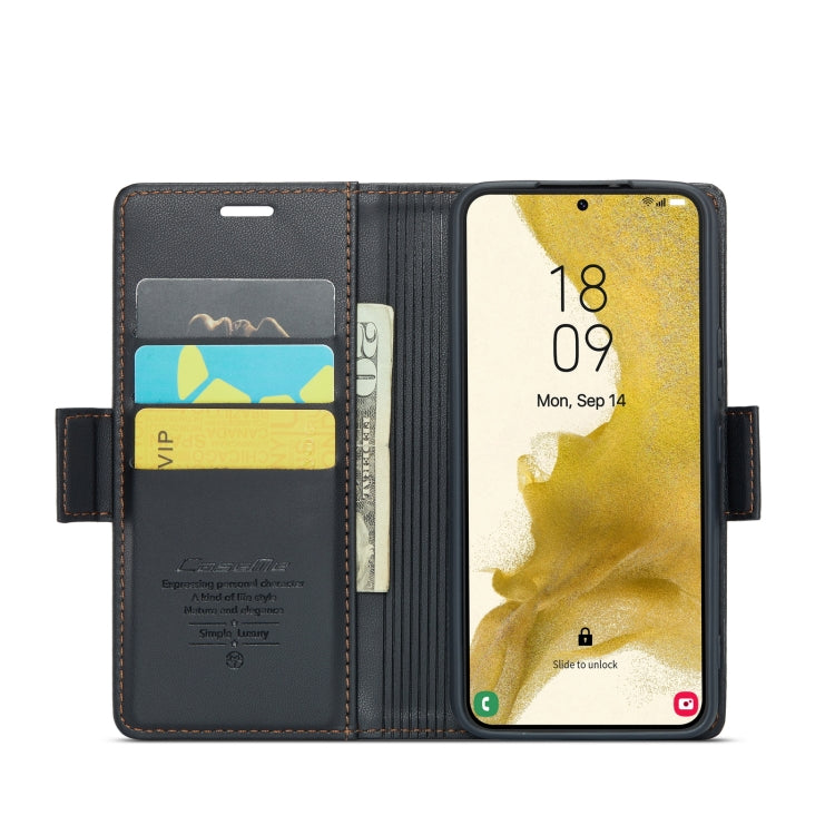 CaseMe 023 Butterfly Buckle Litchi Texture RFID Anti-theft Leather Phone Case, For Samsung Galaxy S22 5G, For Samsung Galaxy A32 5G / M32 5G, For Samsung Galaxy A52/A52s 5G, For Samsung Galaxy A22 5G, For Samsung Galaxy S21 FE 5G, For Samsung Galaxy A7...