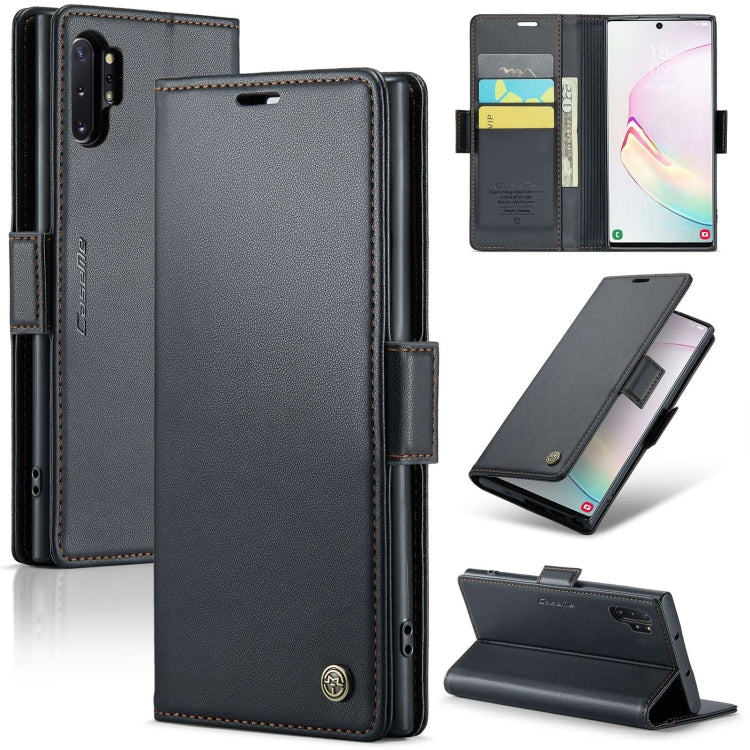 CaseMe 023 Butterfly Buckle Litchi Texture RFID Anti-theft Leather Phone Case, For Samsung Galaxy A70/A70s, For Samsung Galaxy A20/A30/M10s, For Samsung Galaxy A30s / A50s / A50, For Samsung Galaxy Note10+, For Samsung Galaxy A40, For Samsung Galaxy S1...