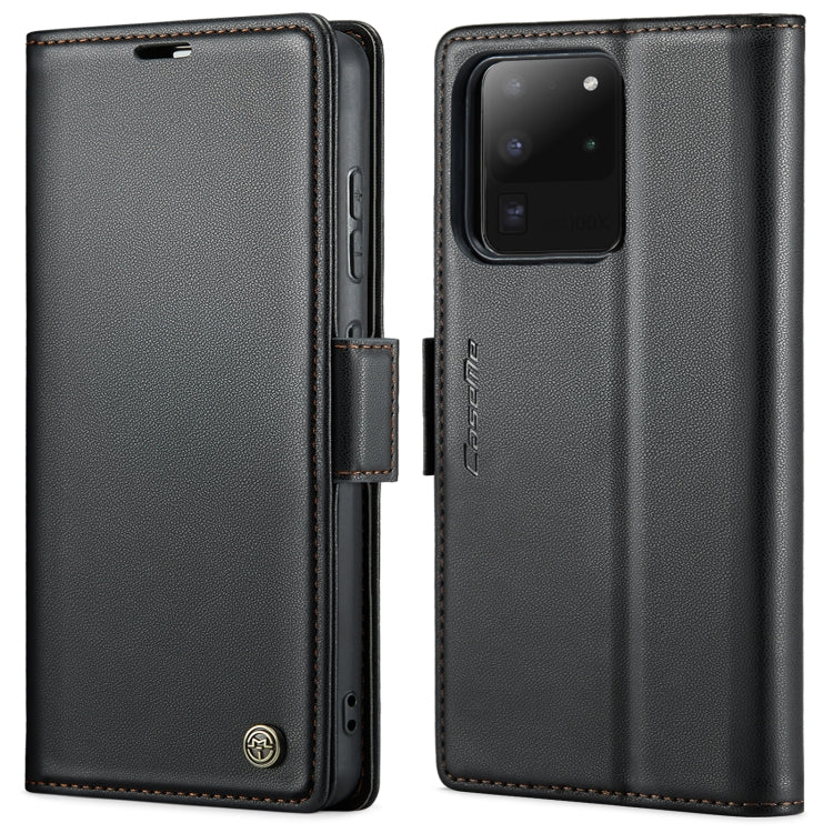 CaseMe 023 Butterfly Buckle Litchi Texture RFID Anti-theft Leather Phone Case, For Samsung Galaxy S21+ 5G, For Samsung Galaxy S21 Ultra 5G, For Samsung Galaxy Note20 Ultra, For Samsung Galaxy S20 Ultra, For Samsung Galaxy S20, For Samsung Galaxy S20+  ...
