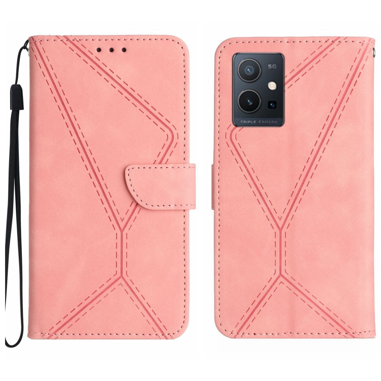 Stitching Embossed Leather Phone Case, For vivo V27E 4G Global, For vivo Y02A 4G / Y02 4G / Y11 2023, For vivo Y55S 5G 2023 / Y55 5G / T1 5G, For vivo Y75 5G Global, For vivo Y56 5G Global, For vivo Y02S Global / Y16 4G Global, For vivo Y77E 5G        ...