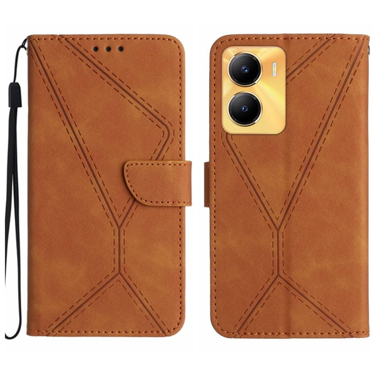 Stitching Embossed Leather Phone Case, For vivo V27E 4G Global, For vivo Y02A 4G / Y02 4G / Y11 2023, For vivo Y55S 5G 2023 / Y55 5G / T1 5G, For vivo Y75 5G Global, For vivo Y56 5G Global, For vivo Y02S Global / Y16 4G Global, For vivo Y77E 5G        ...
