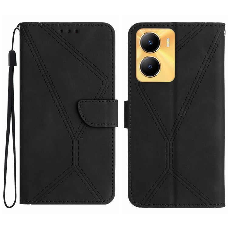 Stitching Embossed Leather Phone Case, For vivo V27E 4G Global, For vivo Y02A 4G / Y02 4G / Y11 2023, For vivo Y55S 5G 2023 / Y55 5G / T1 5G, For vivo Y75 5G Global, For vivo Y56 5G Global, For vivo Y02S Global / Y16 4G Global, For vivo Y77E 5G        ...