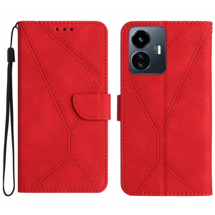 Stitching Embossed Leather Phone Case, For vivo V27E 4G Global, For vivo Y02A 4G / Y02 4G / Y11 2023, For vivo Y55S 5G 2023 / Y55 5G / T1 5G, For vivo Y75 5G Global, For vivo Y56 5G Global, For vivo Y02S Global / Y16 4G Global, For vivo Y77E 5G        ...