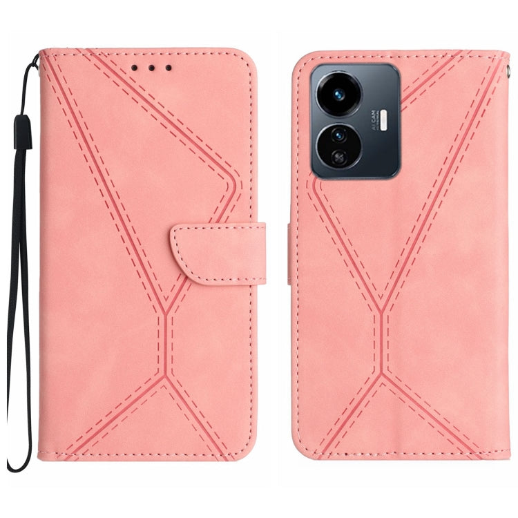 Stitching Embossed Leather Phone Case, For vivo V27E 4G Global, For vivo Y02A 4G / Y02 4G / Y11 2023, For vivo Y55S 5G 2023 / Y55 5G / T1 5G, For vivo Y75 5G Global, For vivo Y56 5G Global, For vivo Y02S Global / Y16 4G Global, For vivo Y77E 5G        ...