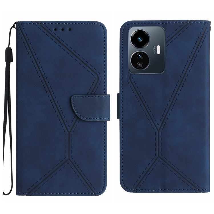 Stitching Embossed Leather Phone Case, For vivo V27E 4G Global, For vivo Y02A 4G / Y02 4G / Y11 2023, For vivo Y55S 5G 2023 / Y55 5G / T1 5G, For vivo Y75 5G Global, For vivo Y56 5G Global, For vivo Y02S Global / Y16 4G Global, For vivo Y77E 5G        ...