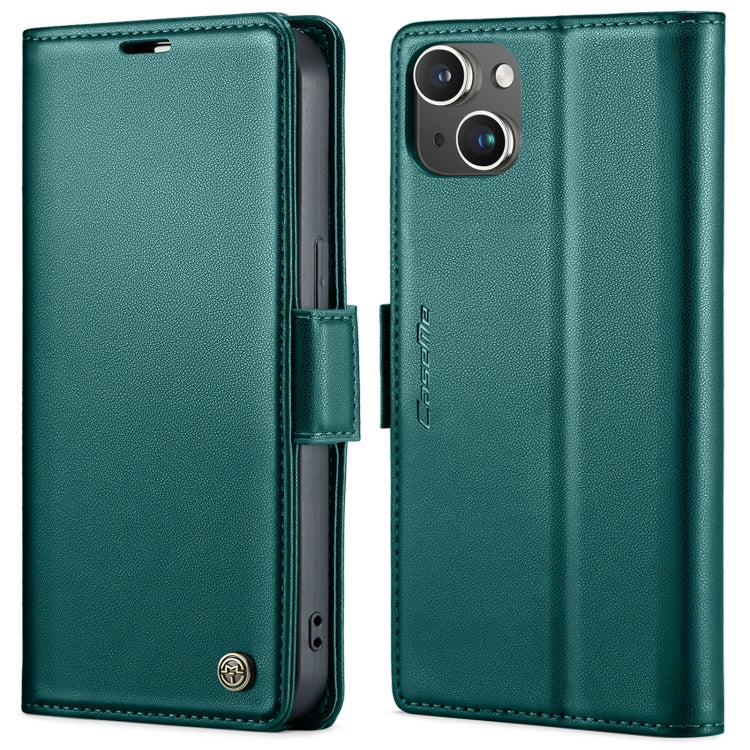 CaseMe 023 Butterfly Buckle Litchi Texture RFID Anti-theft Leather Phone Case, For iPhone 15 Pro Max, For iPhone 14, For iPhone 15 Pro, For iPhone 14 Plus, For iPhone 15 Plus, For iPhone 14 Pro, For iPhone 15, For iPhone 14 Pro Max