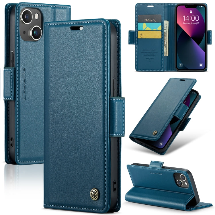 CaseMe 023 Butterfly Buckle Litchi Texture RFID Anti-theft Leather Phone Case, For iPhone 15 Pro Max, For iPhone 14, For iPhone 15 Pro, For iPhone 14 Plus, For iPhone 15 Plus, For iPhone 14 Pro, For iPhone 15, For iPhone 14 Pro Max