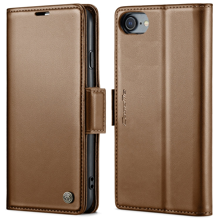 CaseMe 023 Butterfly Buckle Litchi Texture RFID Anti-theft Leather Phone Case, For iPhone 11 Pro, For iPhone 11 Pro Max, For iPhone XS Max, For iPhone XS, For iPhone XR, For iPhone SE 2022/SE 2020/6/7/8, For iPhone 6 Plus/7 Plus/8 Plus