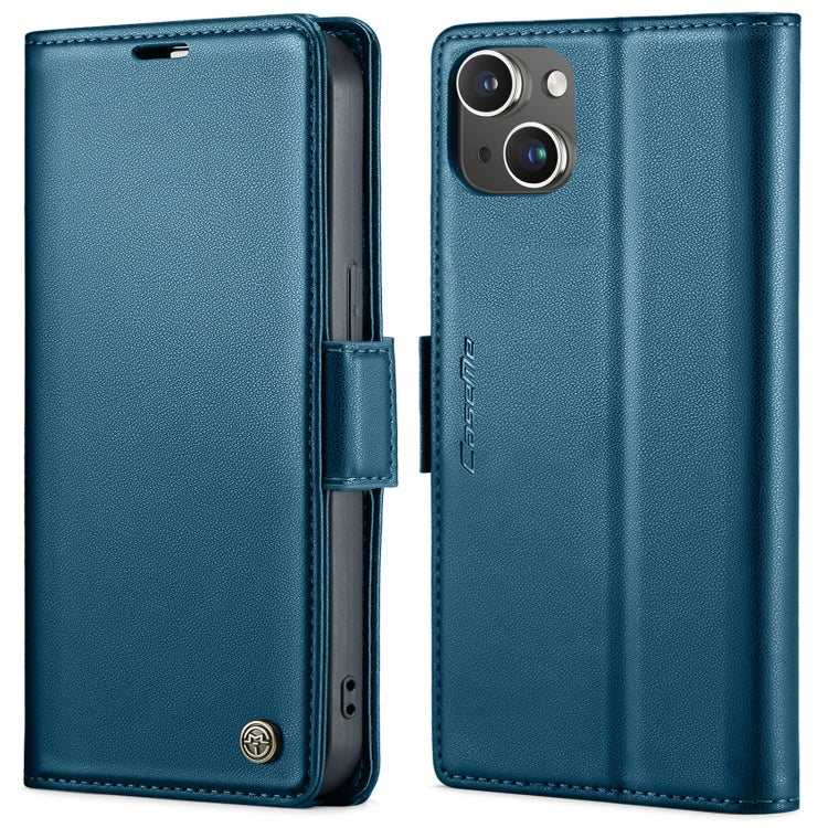 CaseMe 023 Butterfly Buckle Litchi Texture RFID Anti-theft Leather Phone Case, For iPhone 15 Pro Max, For iPhone 14, For iPhone 15 Pro, For iPhone 14 Plus, For iPhone 15 Plus, For iPhone 14 Pro, For iPhone 15, For iPhone 14 Pro Max