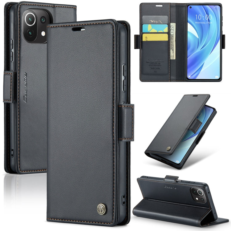 CaseMe 023 Butterfly Buckle Litchi Texture RFID Anti-theft Leather Phone Case, For Xiaomi Redmi Note 11 Pro 5G Global, For Xiaomi Redmi Note 11 4G Global, For Xiaomi 11T / 11T Pro, For Xiaomi Mi 11 Lite, For Xiaomi Redmi Note 10 4G/Note 10S            ...