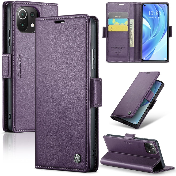 CaseMe 023 Butterfly Buckle Litchi Texture RFID Anti-theft Leather Phone Case, For Xiaomi Redmi Note 11 Pro 5G Global, For Xiaomi Redmi Note 11 4G Global, For Xiaomi 11T / 11T Pro, For Xiaomi Mi 11 Lite, For Xiaomi Mi 10T 5G／10T Pro 5G                 ...