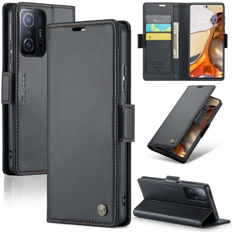CaseMe 023 Butterfly Buckle Litchi Texture RFID Anti-theft Leather Phone Case, For Xiaomi Redmi Note 11 Pro 5G Global, For Xiaomi Redmi Note 11 4G Global, For Xiaomi 11T / 11T Pro, For Xiaomi Mi 11 Lite, For Xiaomi Redmi Note 10 4G/Note 10S            ...