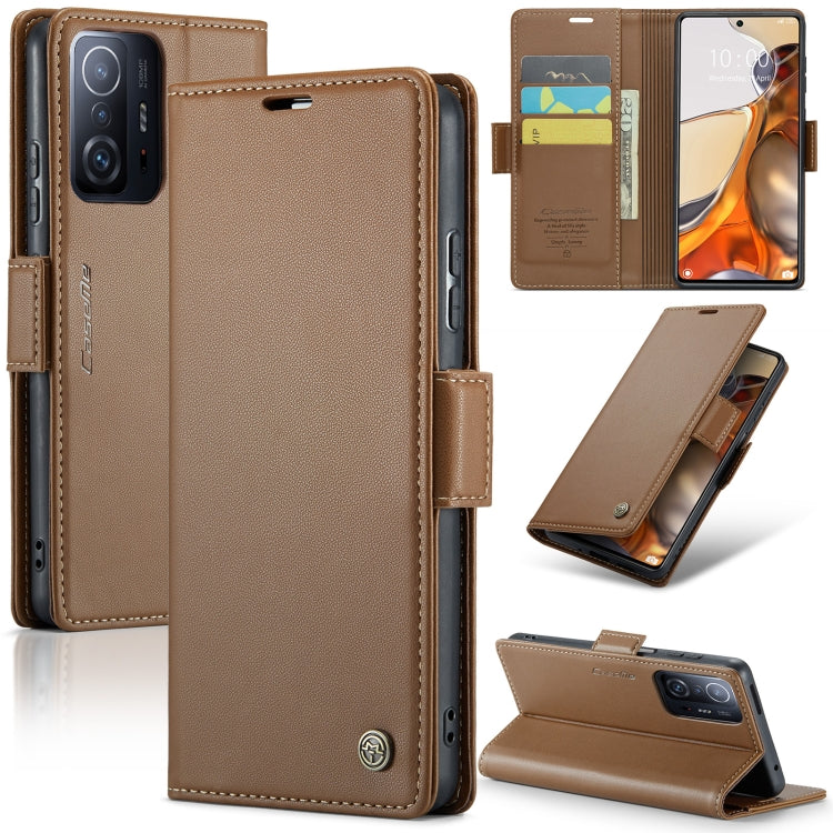 CaseMe 023 Butterfly Buckle Litchi Texture RFID Anti-theft Leather Phone Case, For Xiaomi Redmi Note 11 Pro 5G Global, For Xiaomi Redmi Note 11 4G Global, For Xiaomi 11T / 11T Pro, For Xiaomi Mi 11 Lite, For Xiaomi Redmi Note 10 4G/Note 10S            ...