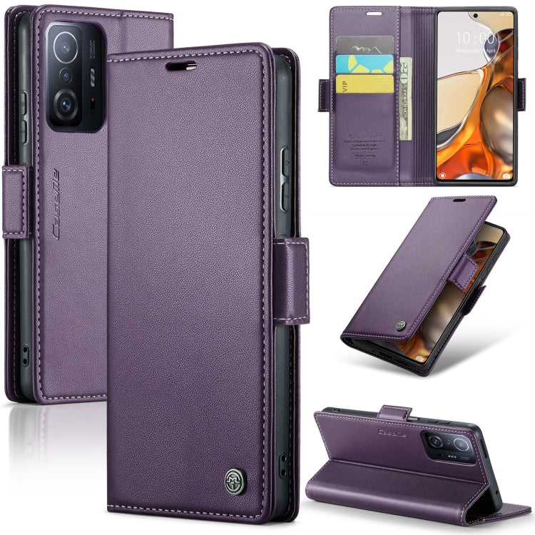 CaseMe 023 Butterfly Buckle Litchi Texture RFID Anti-theft Leather Phone Case, For Xiaomi Redmi Note 11 Pro 5G Global, For Xiaomi Redmi Note 11 4G Global, For Xiaomi 11T / 11T Pro, For Xiaomi Mi 11 Lite, For Xiaomi Redmi Note 10 4G/Note 10S            ...