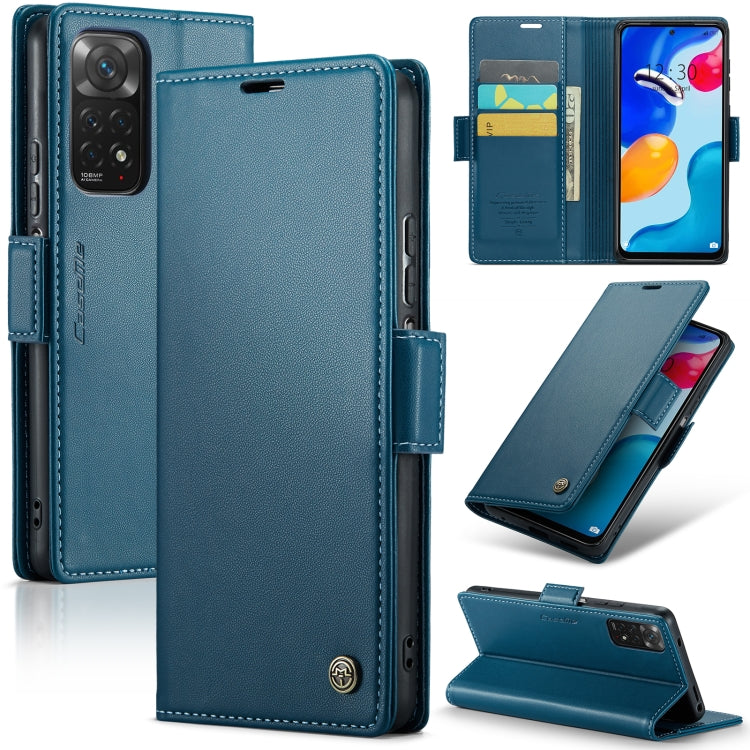 CaseMe 023 Butterfly Buckle Litchi Texture RFID Anti-theft Leather Phone Case, For Xiaomi Redmi Note 11 Pro 5G Global, For Xiaomi Redmi Note 11 4G Global, For Xiaomi 11T / 11T Pro, For Xiaomi Mi 11 Lite, For Xiaomi Redmi Note 10 4G/Note 10S            ...
