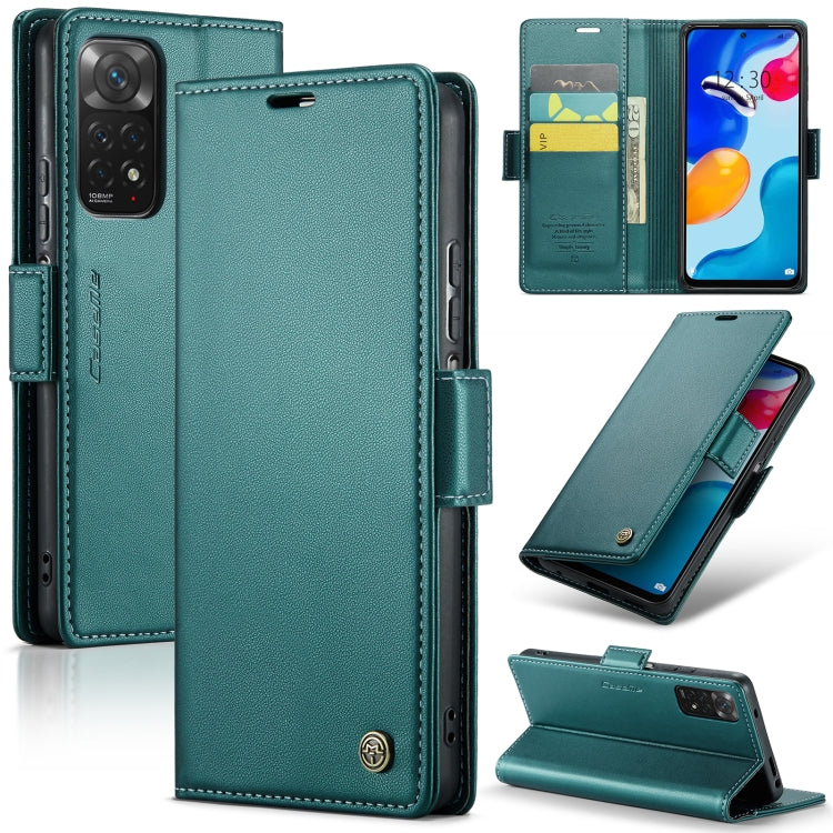 CaseMe 023 Butterfly Buckle Litchi Texture RFID Anti-theft Leather Phone Case, For Xiaomi Redmi Note 11 Pro 5G Global, For Xiaomi Redmi Note 11 4G Global, For Xiaomi 11T / 11T Pro, For Xiaomi Mi 11 Lite, For Xiaomi Redmi Note 10 4G/Note 10S            ...