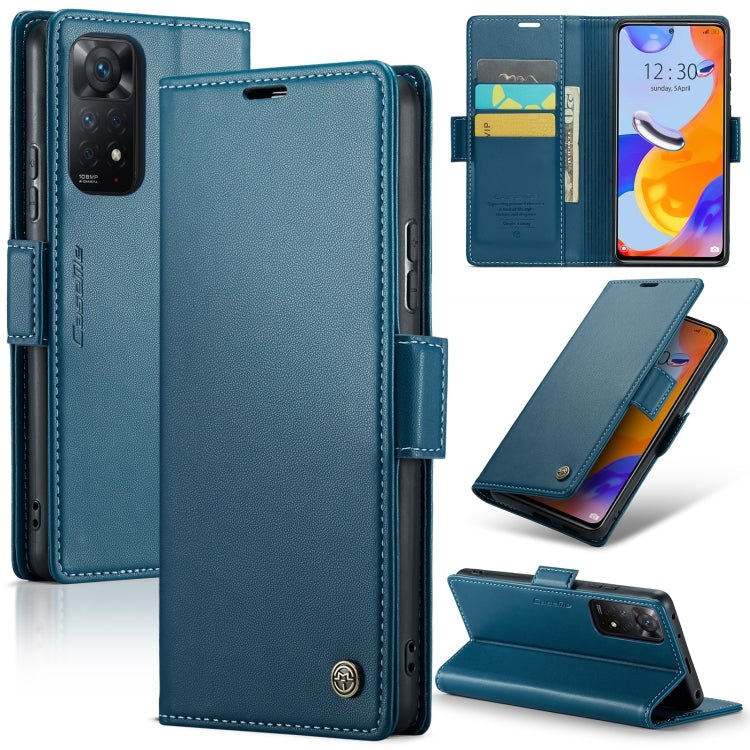 CaseMe 023 Butterfly Buckle Litchi Texture RFID Anti-theft Leather Phone Case, For Xiaomi Redmi Note 11 Pro 5G Global, For Xiaomi Redmi Note 11 4G Global, For Xiaomi 11T / 11T Pro, For Xiaomi Mi 11 Lite, For Xiaomi Redmi Note 10 4G/Note 10S            ...