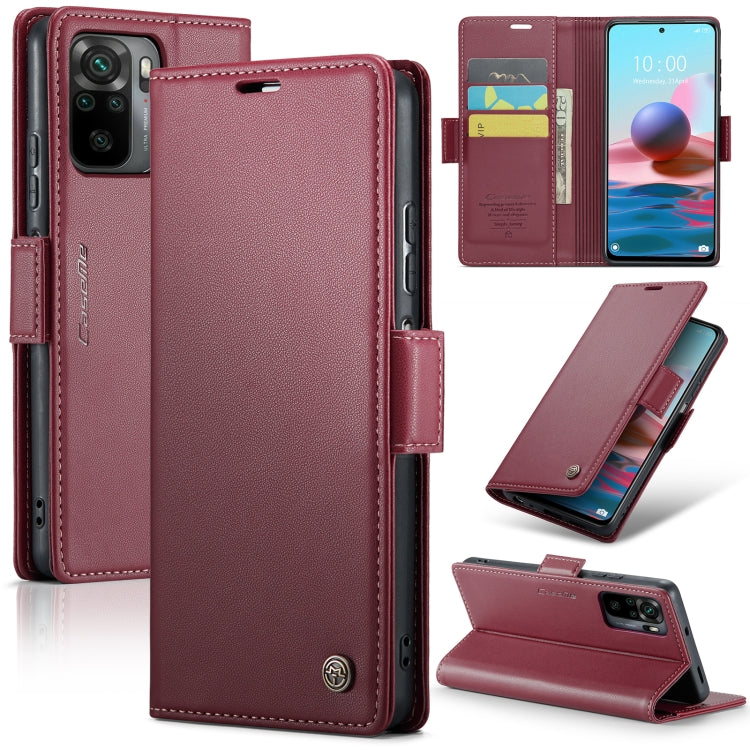 CaseMe 023 Butterfly Buckle Litchi Texture RFID Anti-theft Leather Phone Case, For Xiaomi Redmi Note 11 Pro 5G Global, For Xiaomi Redmi Note 11 4G Global, For Xiaomi 11T / 11T Pro, For Xiaomi Mi 11 Lite, For Xiaomi Redmi Note 10 4G/Note 10S            ...