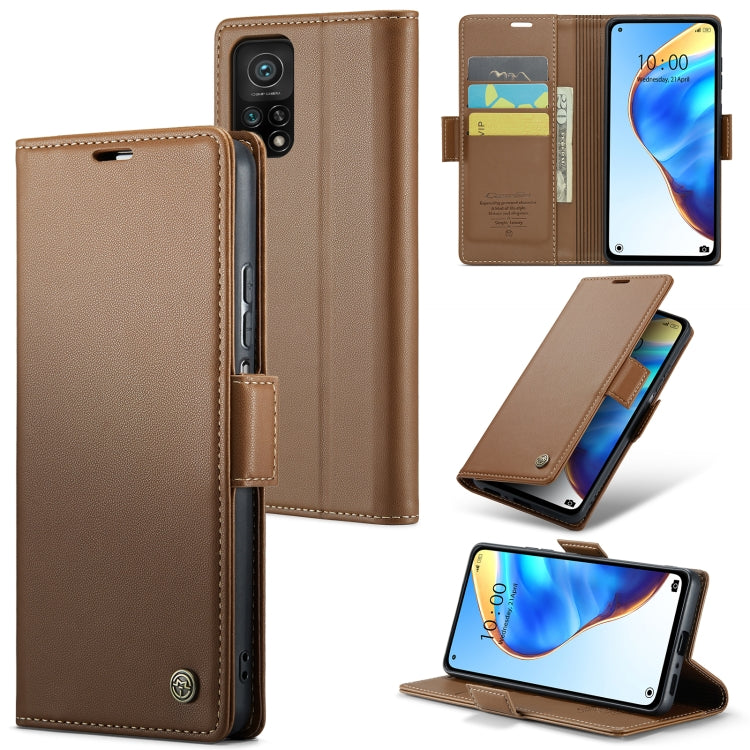 CaseMe 023 Butterfly Buckle Litchi Texture RFID Anti-theft Leather Phone Case, For Xiaomi Redmi Note 11 Pro 5G Global, For Xiaomi Redmi Note 11 4G Global, For Xiaomi 11T / 11T Pro, For Xiaomi Mi 11 Lite, For Xiaomi Mi 10T 5G／10T Pro 5G                 ...