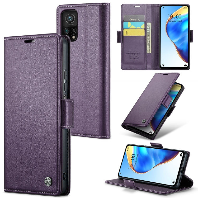 CaseMe 023 Butterfly Buckle Litchi Texture RFID Anti-theft Leather Phone Case, For Xiaomi Redmi Note 11 Pro 5G Global, For Xiaomi Redmi Note 11 4G Global, For Xiaomi 11T / 11T Pro, For Xiaomi Mi 11 Lite, For Xiaomi Mi 10T 5G／10T Pro 5G                 ...