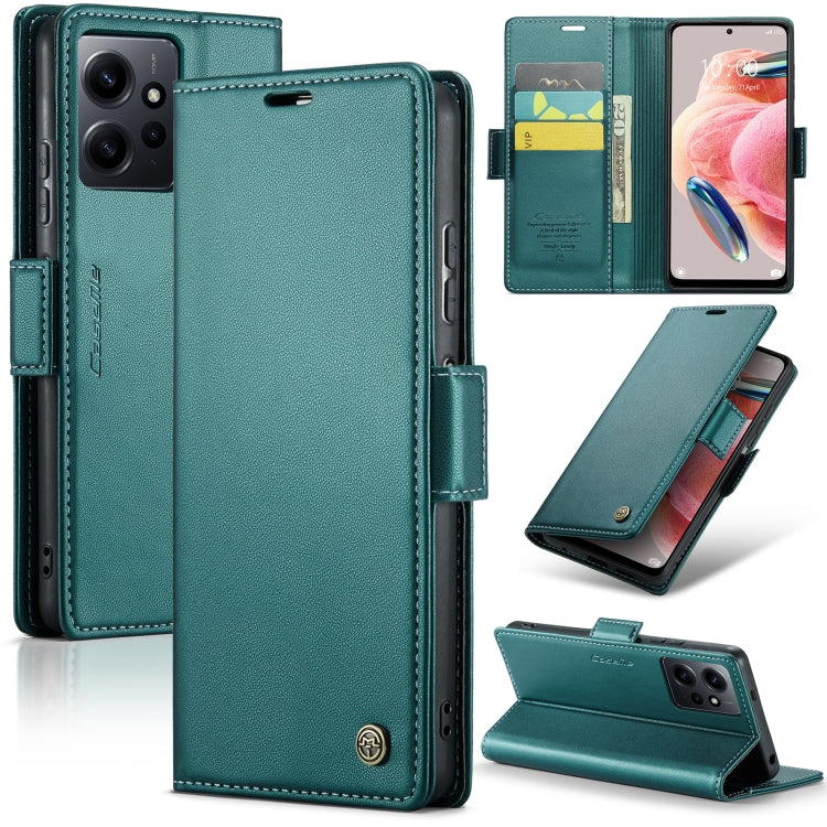 CaseMe 023 Butterfly Buckle Litchi Texture RFID Anti-theft Leather Phone Case, For Xiaomi Redmi Note 13 5G, For Xiaomi Redmi Note 13 Pro+ 5G, For Xiaomi Redmi Note 13 Pro 5G, For Xiaomi Redmi 12 4G／12 5G／Note 12R／POCO M6 Pro 5G, For Xiaomi 13T/13T Pro ...
