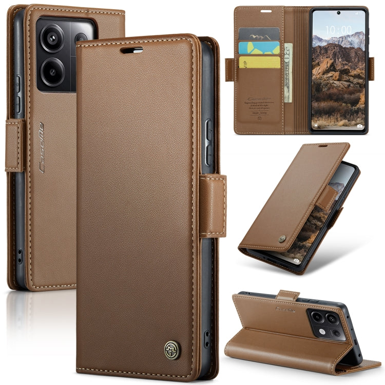 CaseMe 023 Butterfly Buckle Litchi Texture RFID Anti-theft Leather Phone Case, For Xiaomi Redmi Note 13 Pro 4G, For Xiaomi Redmi Note 13 4G, For Xiaomi Redmi 13C 4G / 13C 5G, For Xiaomi Poco C65 4G, For Xiaomi Poco X6 Pro 5G/Redmi K70E 5G              ...