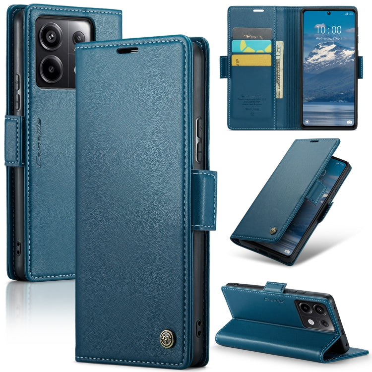CaseMe 023 Butterfly Buckle Litchi Texture RFID Anti-theft Leather Phone Case, For Xiaomi Redmi Note 13 Pro 4G, For Xiaomi Redmi Note 13 4G, For Xiaomi Redmi 13C 4G / 13C 5G, For Xiaomi Poco C65 4G, For Xiaomi Poco X6 Pro 5G/Redmi K70E 5G              ...