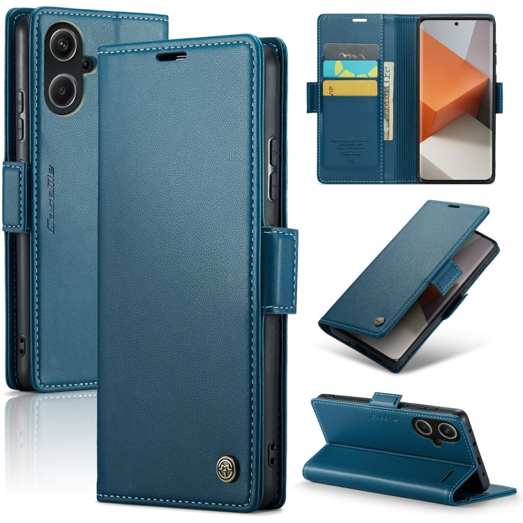 CaseMe 023 Butterfly Buckle Litchi Texture RFID Anti-theft Leather Phone Case, For Xiaomi Redmi Note 13 5G, For Xiaomi Redmi Note 13 Pro+ 5G, For Xiaomi Redmi Note 13 Pro 5G, For Xiaomi Redmi 12 4G／12 5G／Note 12R／POCO M6 Pro 5G, For Xiaomi 13T/13T Pro ...