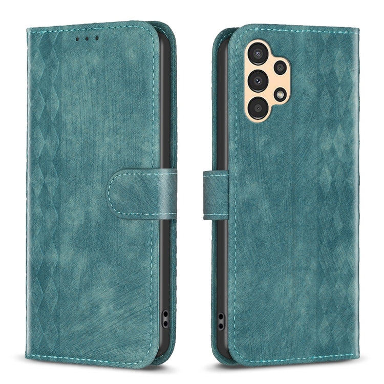 Plaid Embossed Leather Phone Case, For Samsung Galaxy A24 4G, For Samsung Galaxy A31, For Samsung Galaxy A32 4G, For Samsung Galaxy A32 5G, For Samsung Galaxy A33, For Samsung Galaxy A34, For Samsung Galaxy A41, For Samsung Galaxy A42 5G               ...