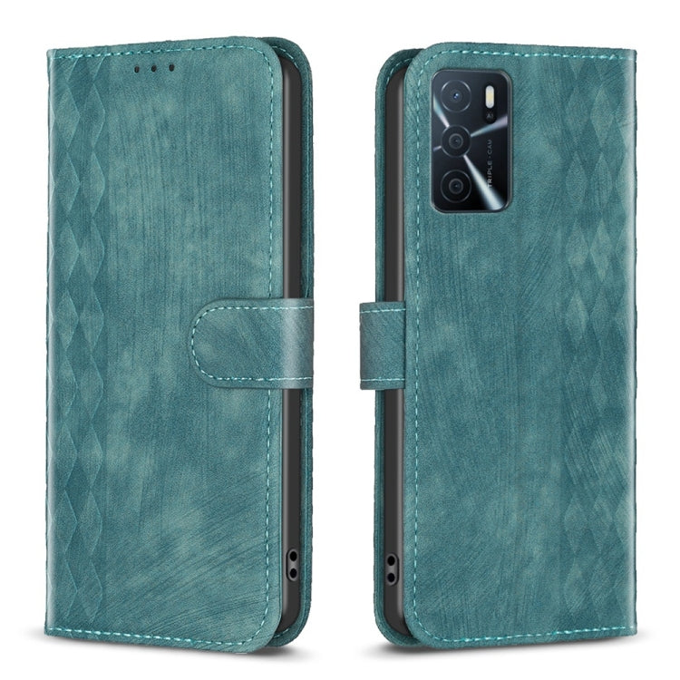 Plaid Embossed Leather Phone Case, For OPPO A16 / A16s / A54s / A55, For OPPO A74 4G / F19 4G, For OPPO A74 5G / A93 5G / A54 5G, For OPPO A94 4G / Reno5 F / F19 Pro, For OPPO A94 5G / F19 Pro+ 5G, For OPPO A96 5G / Reno7 Z, For OPPO Find X6           ...