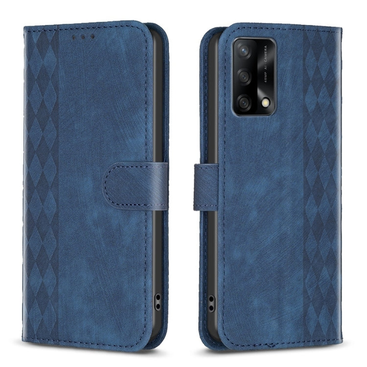 Plaid Embossed Leather Phone Case, For OPPO A16 / A16s / A54s / A55, For OPPO A74 4G / F19 4G, For OPPO A74 5G / A93 5G / A54 5G, For OPPO A94 4G / Reno5 F / F19 Pro, For OPPO A94 5G / F19 Pro+ 5G, For OPPO A96 5G / Reno7 Z, For OPPO Find X6           ...