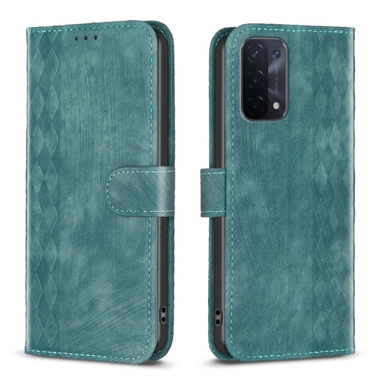 Plaid Embossed Leather Phone Case, For OPPO A16 / A16s / A54s / A55, For OPPO A74 4G / F19 4G, For OPPO A74 5G / A93 5G / A54 5G, For OPPO A94 4G / Reno5 F / F19 Pro, For OPPO A94 5G / F19 Pro+ 5G, For OPPO A96 5G / Reno7 Z, For OPPO Find X6           ...