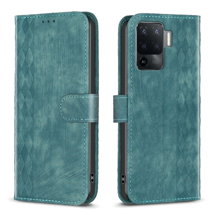 Plaid Embossed Leather Phone Case, For OPPO A16 / A16s / A54s / A55, For OPPO A74 4G / F19 4G, For OPPO A74 5G / A93 5G / A54 5G, For OPPO A94 4G / Reno5 F / F19 Pro, For OPPO A94 5G / F19 Pro+ 5G, For OPPO A96 5G / Reno7 Z, For OPPO Find X6           ...
