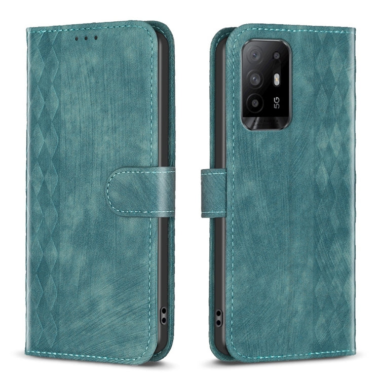 Plaid Embossed Leather Phone Case, For OPPO A16 / A16s / A54s / A55, For OPPO A74 4G / F19 4G, For OPPO A74 5G / A93 5G / A54 5G, For OPPO A94 4G / Reno5 F / F19 Pro, For OPPO A94 5G / F19 Pro+ 5G, For OPPO A96 5G / Reno7 Z, For OPPO Find X6           ...