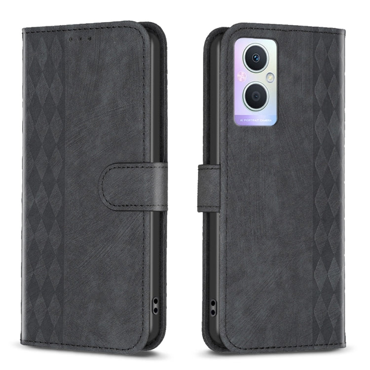 Plaid Embossed Leather Phone Case, For OPPO A16 / A16s / A54s / A55, For OPPO A74 4G / F19 4G, For OPPO A74 5G / A93 5G / A54 5G, For OPPO A94 4G / Reno5 F / F19 Pro, For OPPO A94 5G / F19 Pro+ 5G, For OPPO A96 5G / Reno7 Z, For OPPO Find X6           ...