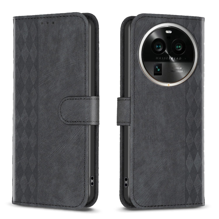 Plaid Embossed Leather Phone Case, For OPPO A16 / A16s / A54s / A55, For OPPO A74 4G / F19 4G, For OPPO A74 5G / A93 5G / A54 5G, For OPPO A94 4G / Reno5 F / F19 Pro, For OPPO A94 5G / F19 Pro+ 5G, For OPPO A96 5G / Reno7 Z, For OPPO Find X6           ...