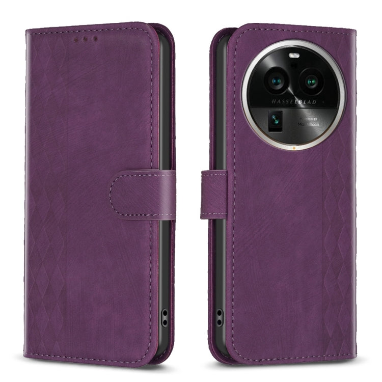 Plaid Embossed Leather Phone Case, For OPPO A16 / A16s / A54s / A55, For OPPO A74 4G / F19 4G, For OPPO A74 5G / A93 5G / A54 5G, For OPPO A94 4G / Reno5 F / F19 Pro, For OPPO A94 5G / F19 Pro+ 5G, For OPPO A96 5G / Reno7 Z, For OPPO Find X6           ...