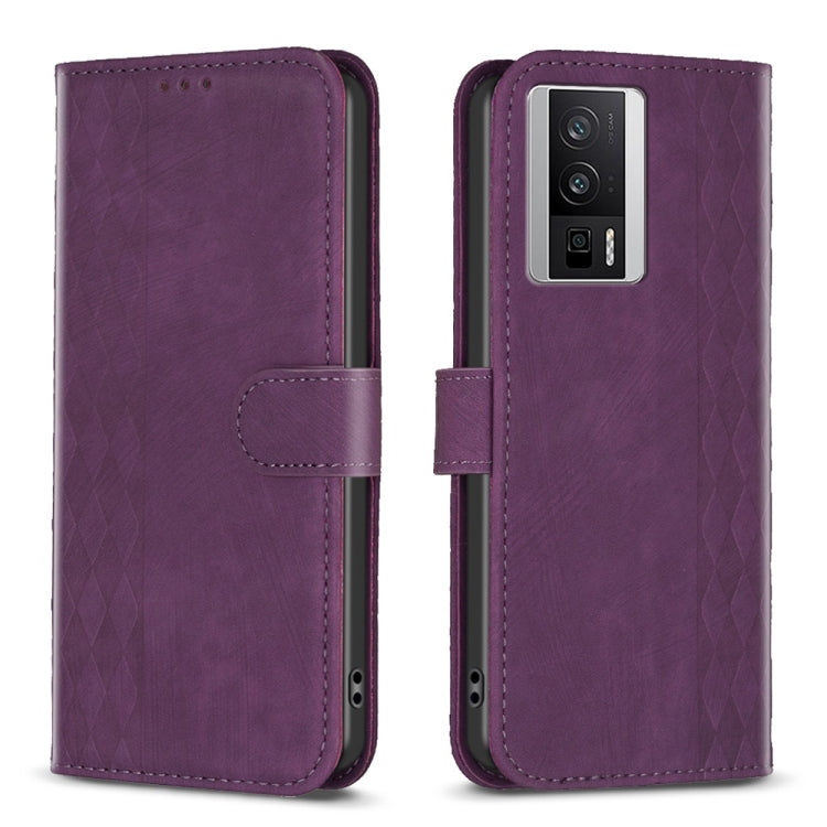 Plaid Embossed Leather Phone Case, For Xiaomi Redmi K60 / K60 Pro, For Xiaomi 13 Pro, For Xiaomi 13, For Xiaomi 12T / 12T Pro, For Xiaomi Redmi Note 11 Pro, For Xiaomi 12 Lite, For Xiaomi Redmi 10 5G / Note 11E, For Xiaomi Redmi 10C                    ...
