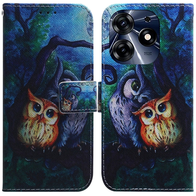 Coloured Drawing Flip Leather Phone Case, For Tecno Camon 20 Pro 4G / 20, For Tecno Spark 10 5G, For Tecno Spark 10 / Spark 10C, For Tecno Spark 10 Pro