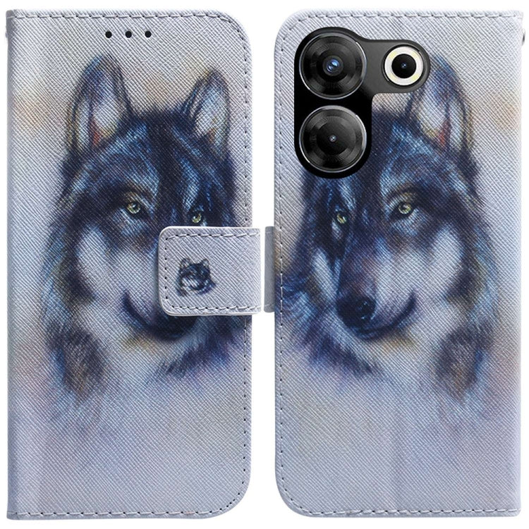 Coloured Drawing Flip Leather Phone Case, For Tecno Camon 20 Pro 4G / 20, For Tecno Spark 10 5G, For Tecno Spark 10 / Spark 10C, For Tecno Spark 10 Pro