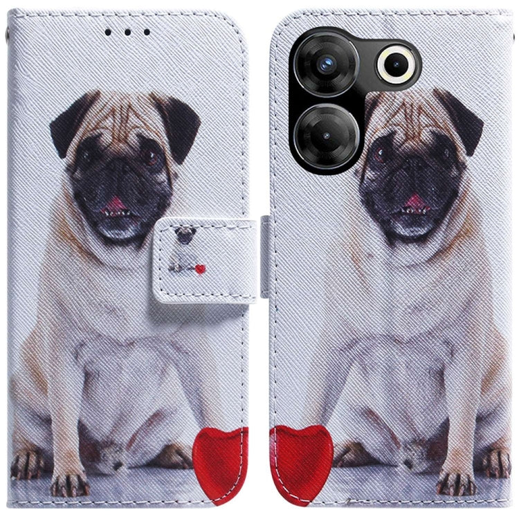Coloured Drawing Flip Leather Phone Case, For Tecno Camon 20 Pro 4G / 20, For Tecno Spark 10 5G, For Tecno Spark 10 / Spark 10C, For Tecno Spark 10 Pro