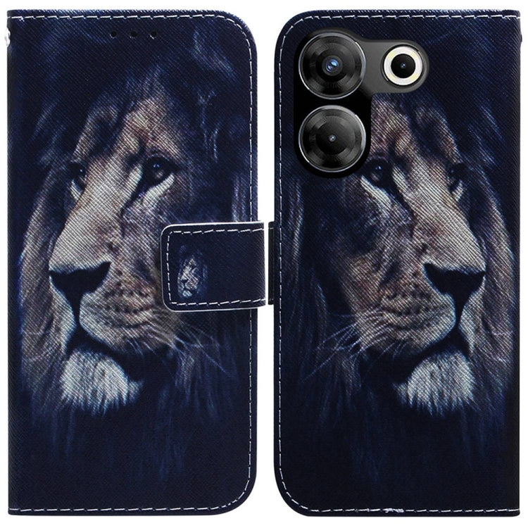 Coloured Drawing Flip Leather Phone Case, For Tecno Camon 20 Pro 4G / 20, For Tecno Spark 10 5G, For Tecno Spark 10 / Spark 10C, For Tecno Spark 10 Pro