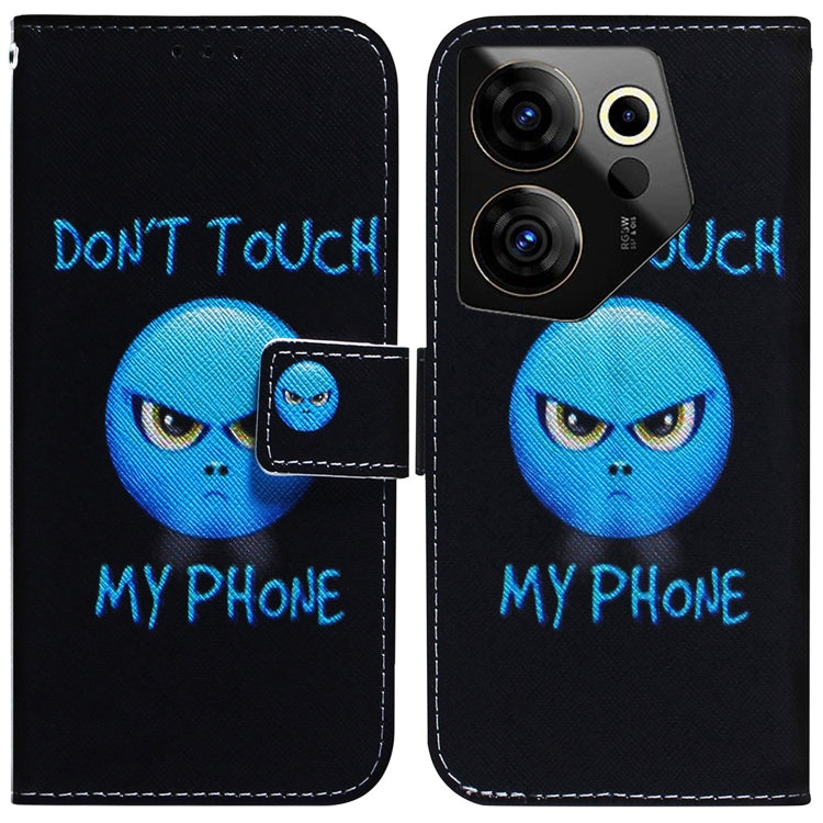 Coloured Drawing Flip Leather Phone Case, For Tecno Pova 5 Pro, For Tecno Pova Neo 3, For Tecno Camon 20 Premier 5G, For Tecno Camon 20 Pro 5G