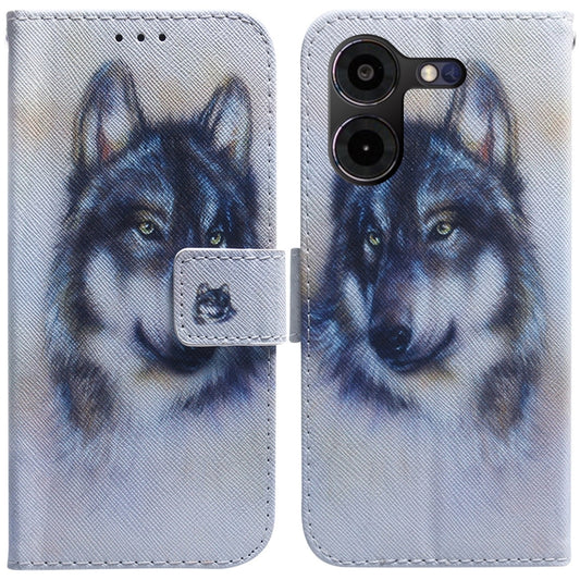 Coloured Drawing Flip Leather Phone Case, For Tecno Pova 5 Pro, For Tecno Pova Neo 3, For Tecno Camon 20 Premier 5G, For Tecno Camon 20 Pro 5G