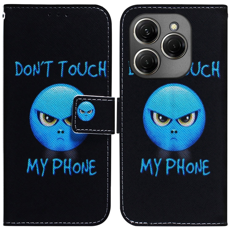 Coloured Drawing Flip Leather Phone Case, For Tecno Camon 30 Pro CL8, For Tecno Camon 30 4G / 30 5G CL6 CL7, For Tecno Spark 20 Pro+ 4G, For Tecno Spark 20 Pro