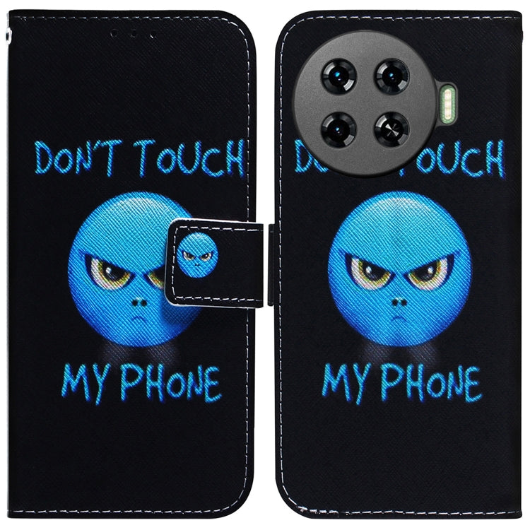Coloured Drawing Flip Leather Phone Case, For Tecno Camon 30 Pro CL8, For Tecno Camon 30 4G / 30 5G CL6 CL7, For Tecno Spark 20 Pro+ 4G, For Tecno Spark 20 Pro