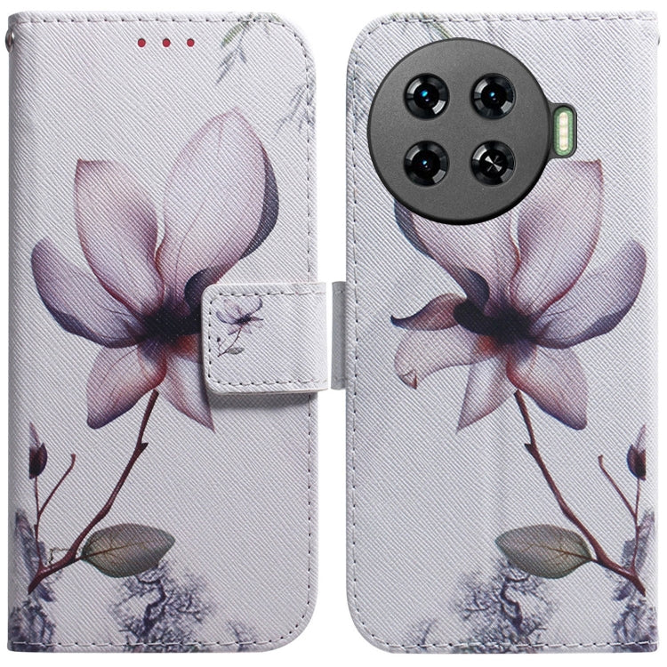 Coloured Drawing Flip Leather Phone Case, For Tecno Camon 30 Pro CL8, For Tecno Camon 30 4G / 30 5G CL6 CL7, For Tecno Spark 20 Pro+ 4G, For Tecno Spark 20 Pro