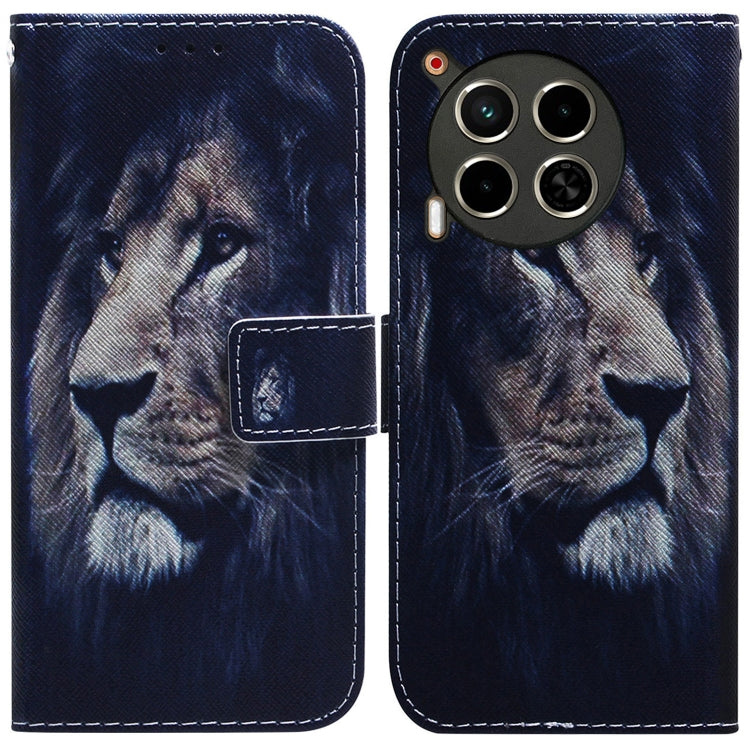 Coloured Drawing Flip Leather Phone Case, For Tecno Camon 30 Pro CL8, For Tecno Camon 30 4G / 30 5G CL6 CL7, For Tecno Spark 20 Pro+ 4G, For Tecno Spark 20 Pro
